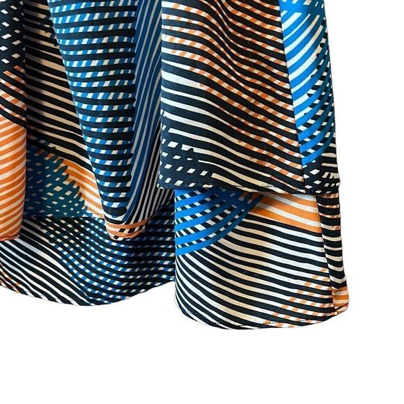 Chaus New York Sleeveless Blouse Top Abstract Geometric Print Multicolor - Picture 3 of 4